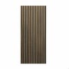 Ejoy Acoustic Slat Wood Wall Cladding Panel With Real Wood Skin Veneer, 94.5in x 24in x 0.8in ACPRW005-GreyOak